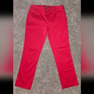 Vintage, Lauren Ralph Lauren ,Red Straight Leg Pants In Classic Red